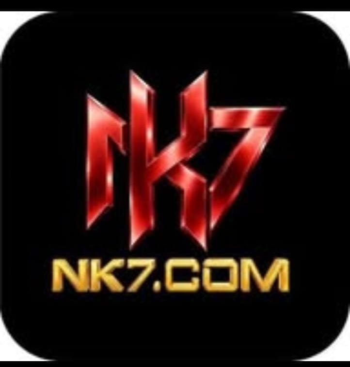 NK7.COM logo with premium red metallic NK7 design and golden text